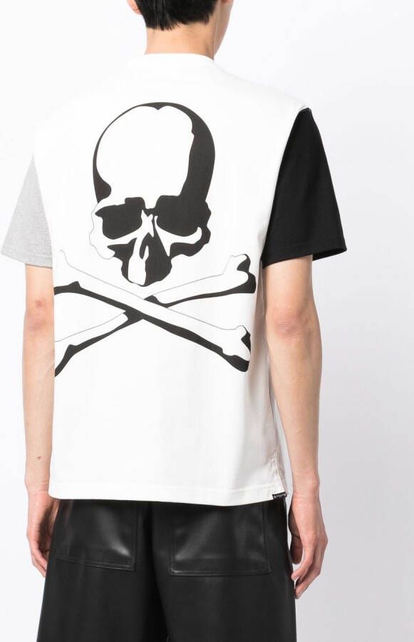 Mastermind Japan T-shirt met logoprint Wit