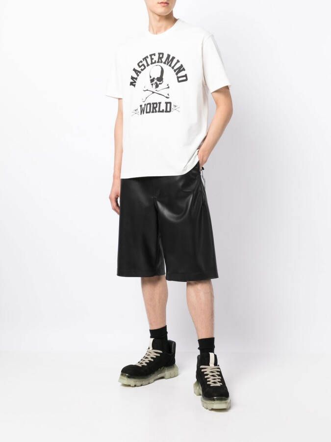 Mastermind Japan T-shirt met logoprint Wit
