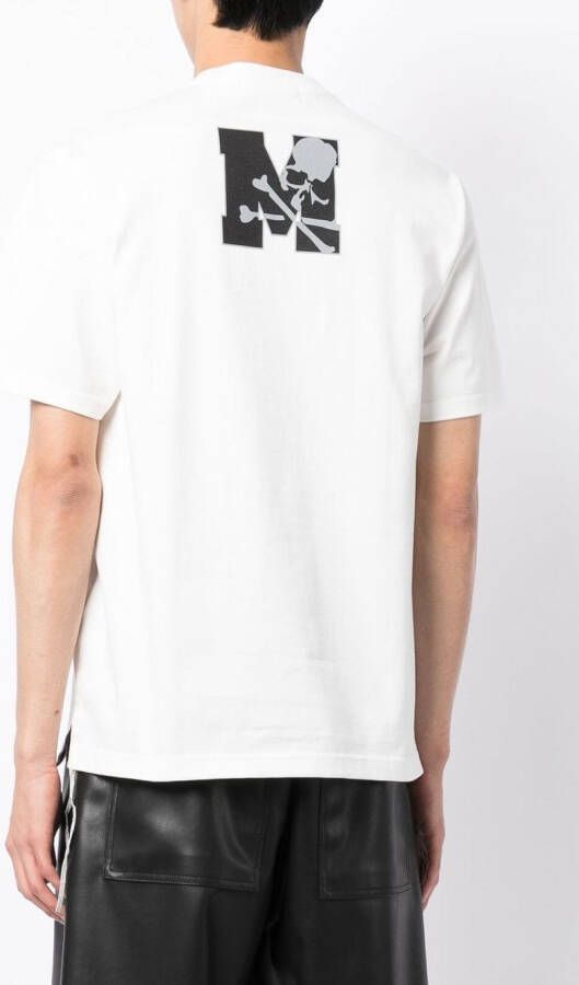 Mastermind Japan T-shirt met logoprint Wit
