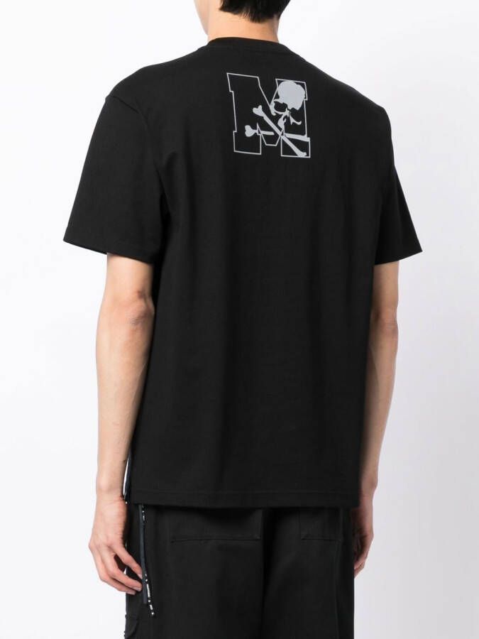 Mastermind Japan T-shirt met logoprint Zwart