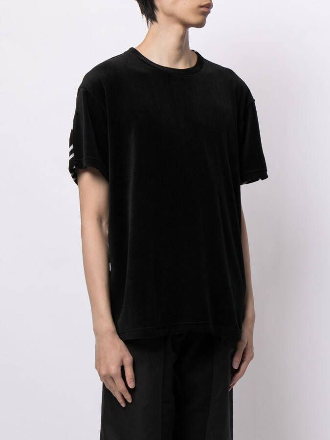 Mastermind Japan T-shirt met logoprint Zwart
