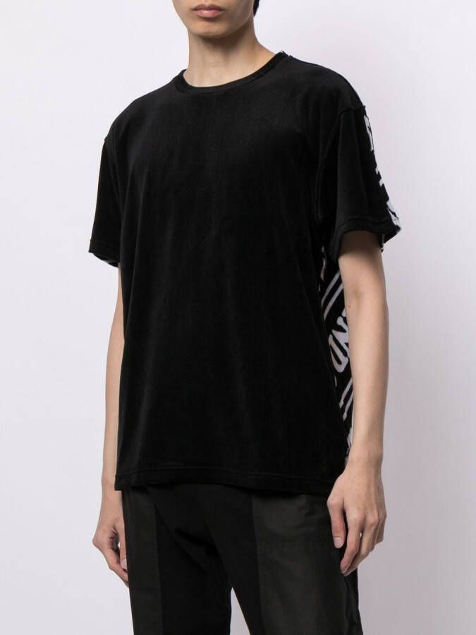 Mastermind Japan T-shirt met logoprint Zwart