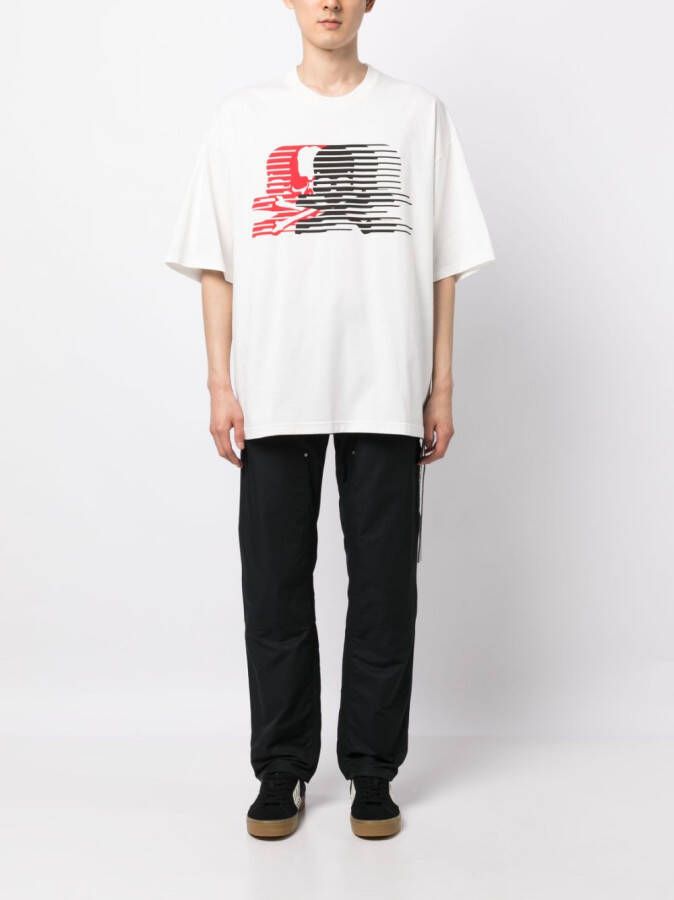 Mastermind Japan T-shirt met print Wit