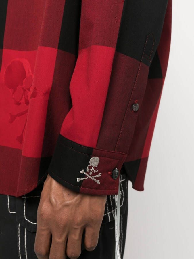 Mastermind Japan Geruit overhemd Rood
