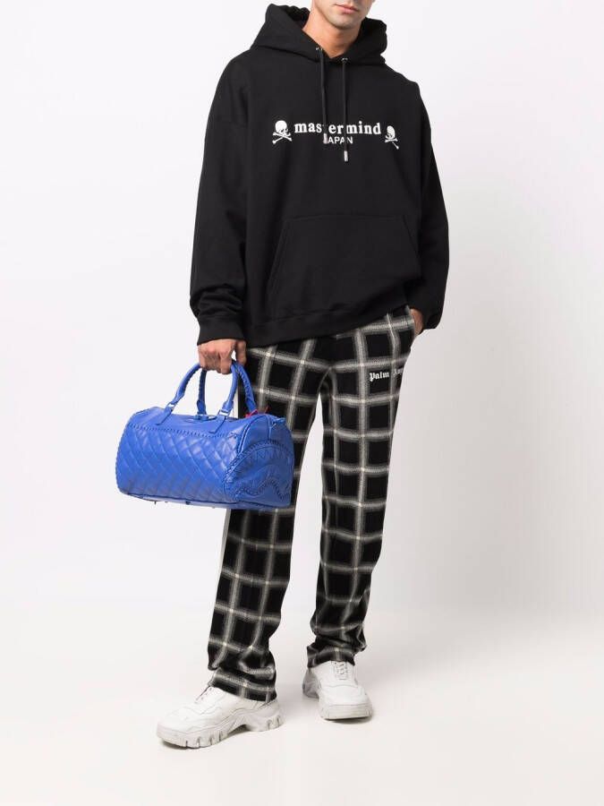 Mastermind World Hoodie met doodskopprint Zwart