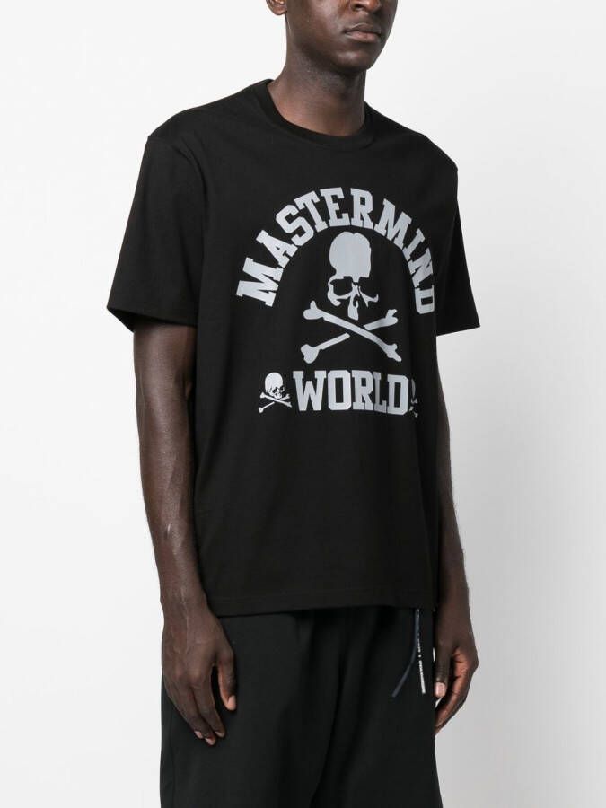 Mastermind World T-shirt met logoprint Zwart