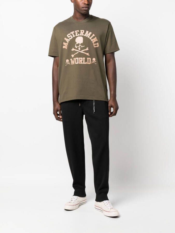 Mastermind World T-shirt met logoprint Groen