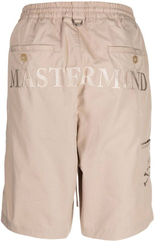 Mastermind World Shorts met logoprint Bruin