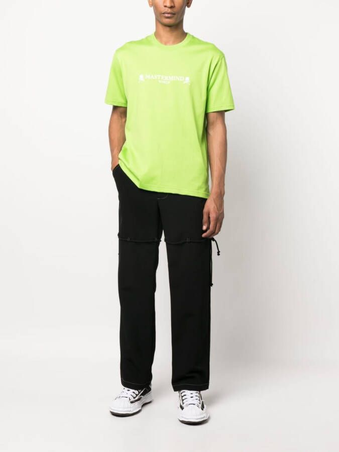 Mastermind World T-shirt met doodskopprint Groen