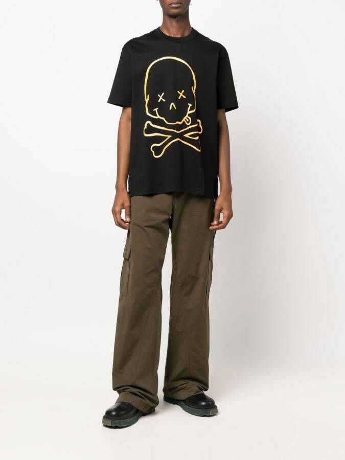 Mastermind World T-shirt met doodskop Zwart