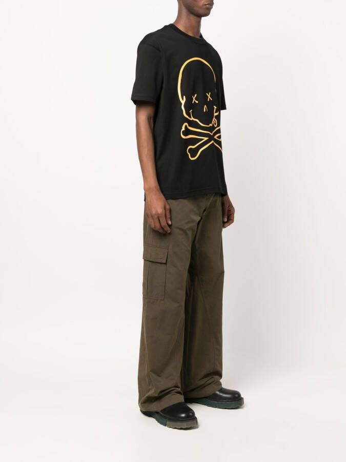 Mastermind World T-shirt met doodskop Zwart