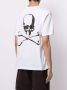 Mastermind World T-shirt met doodskopprint Wit - Thumbnail 4