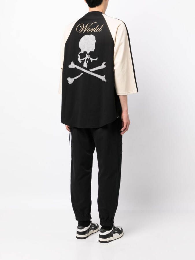Mastermind World T-shirt met geborduurd logo Zwart