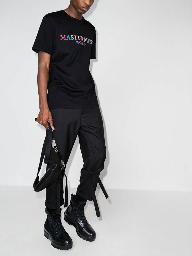 Mastermind World T-shirt met logo Zwart