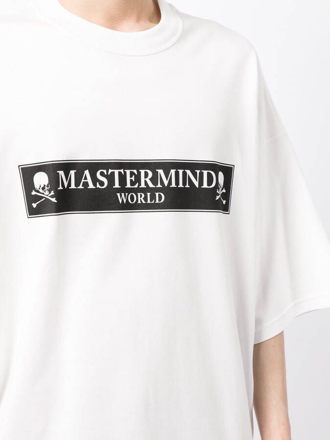 Mastermind World T-shirt met logoprint Wit