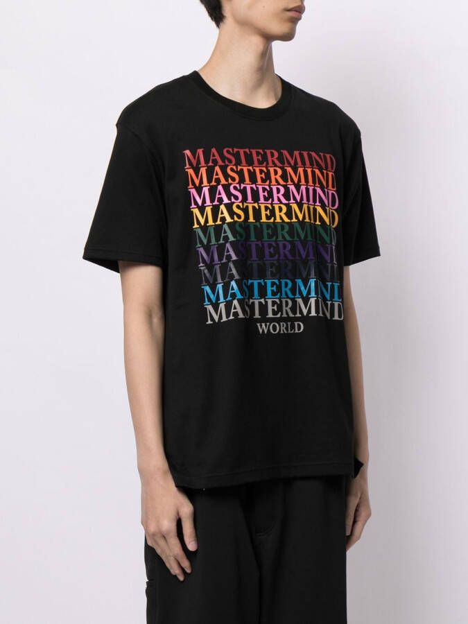 Mastermind World T-shirt met logoprint Zwart