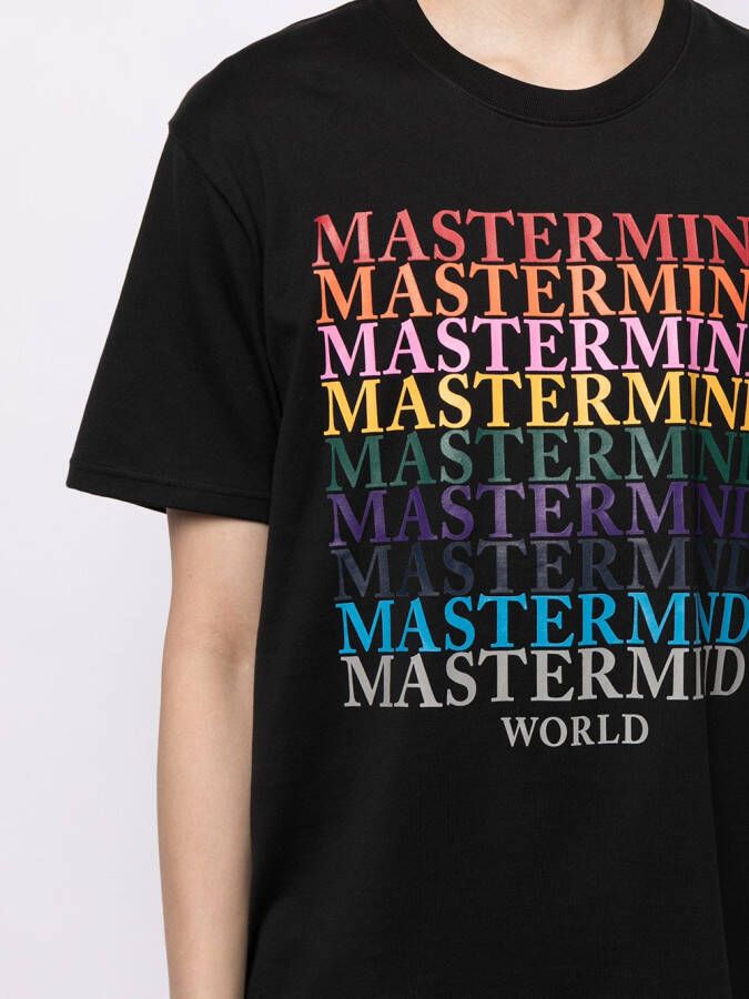 Mastermind World T-shirt met logoprint Zwart