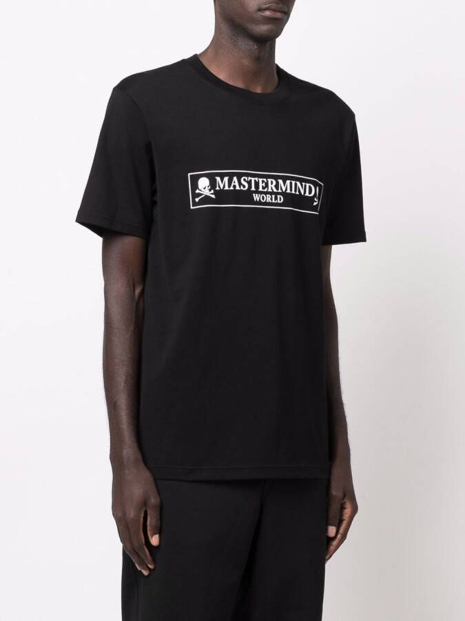 Mastermind World T-shirt met logoprint Zwart