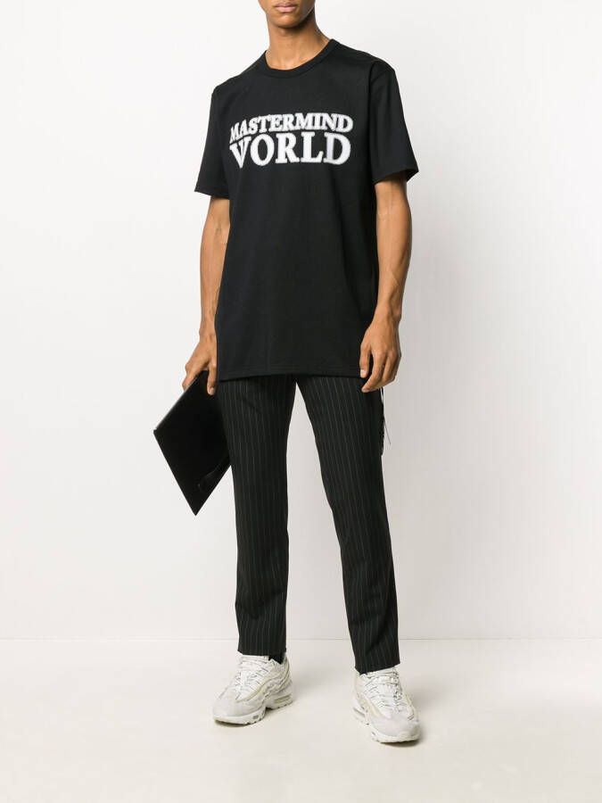 Mastermind World T-shirt met logoprint Zwart