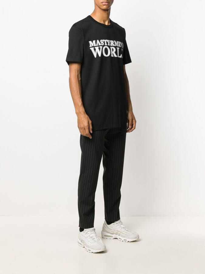 Mastermind World T-shirt met logoprint Zwart