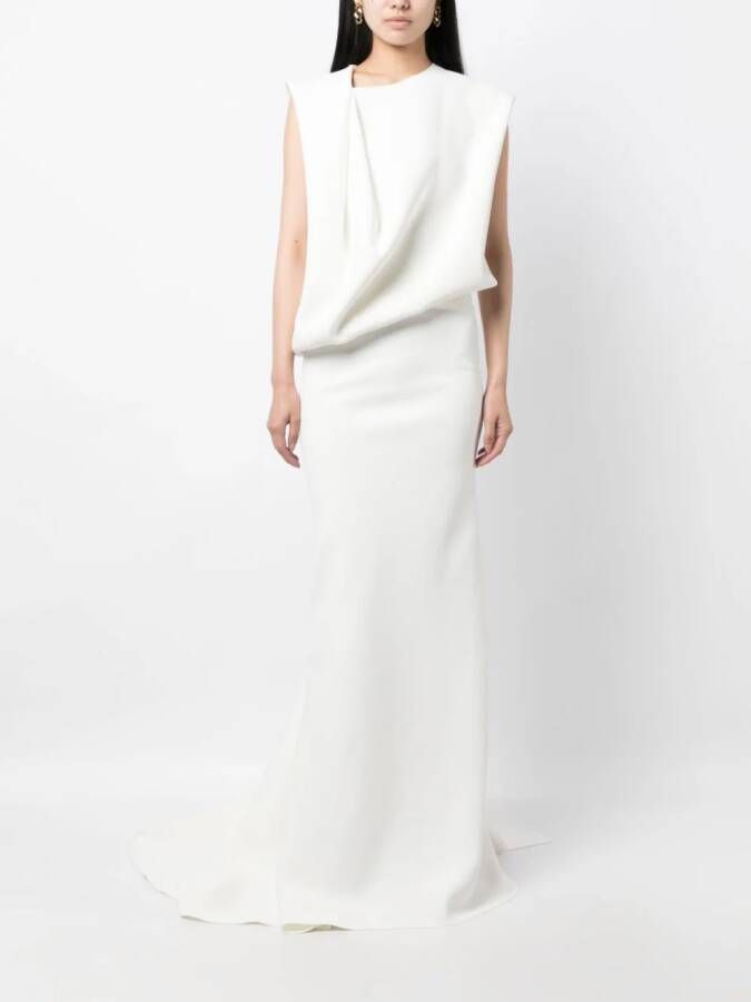 Maticevski High waist midi-rok Wit