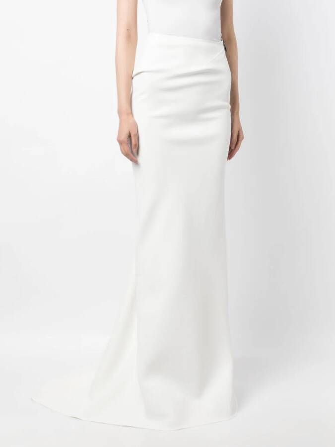 Maticevski High waist midi-rok Wit
