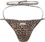 Matinèe Bikinislip met luipaardprint Bruin - Thumbnail 2
