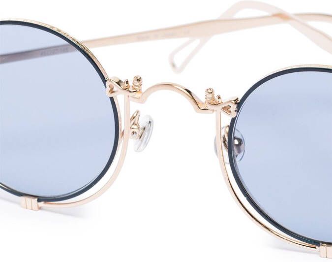 Matsuda 10601H Heritage zonnebril met rond montuur Metallic