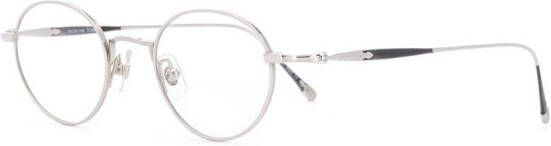 Matsuda bril met rond montuur Zilver