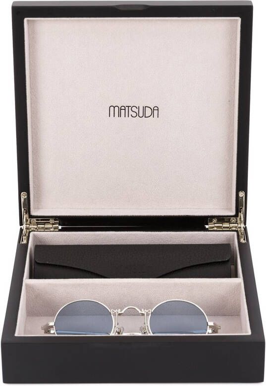 Matsuda round frame sunglasses Blauw