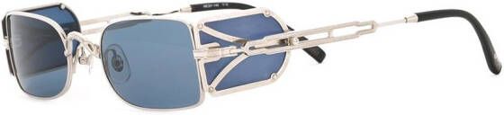 Matsuda vierkant gevormde zonnebril Zilver