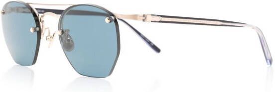 Matsuda Zonnebril met randloze montuur Blauw