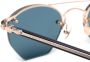 Matsuda Zonnebril met randloze montuur Blauw - Thumbnail 3