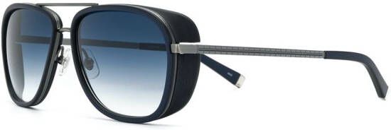 Matsuda Zonnebril met oversized montuur Blauw
