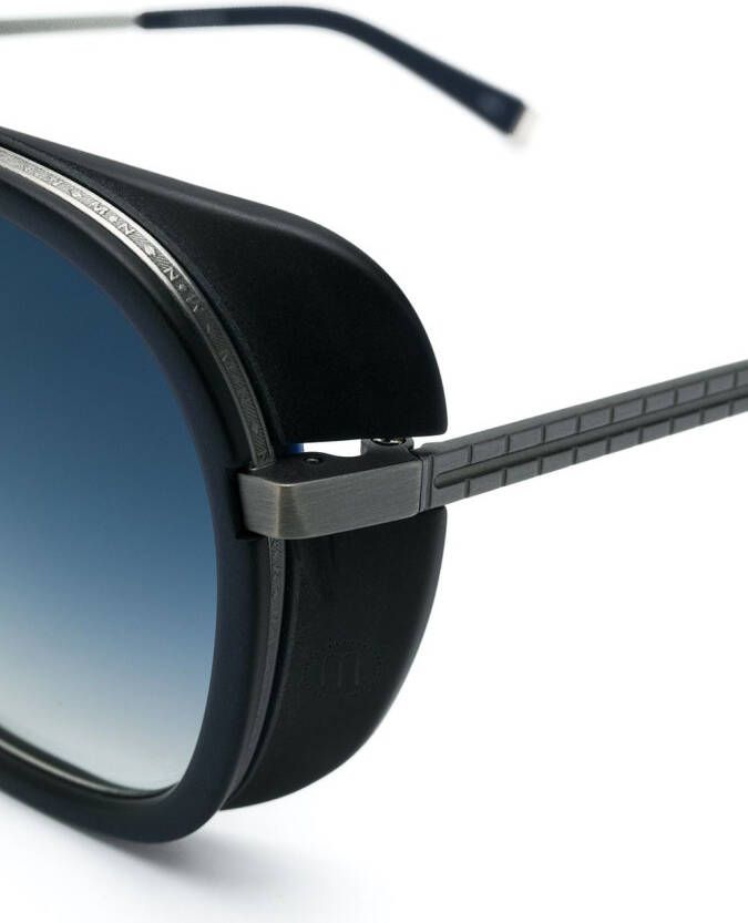 Matsuda Zonnebril met oversized montuur Blauw