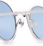 Matsuda Zonnebril met rond montuur Blauw - Thumbnail 3