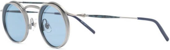 Matsuda Zonnebril met rond montuur Zilver