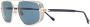 Matsuda Zonnebril met vierkant montuur Blauw - Thumbnail 2