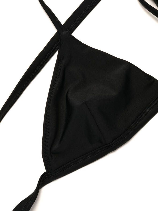 Matteau Bikinitop met driehoekige kop Zwart