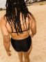 Matteau Petite triangel bikinitop Zwart - Thumbnail 3