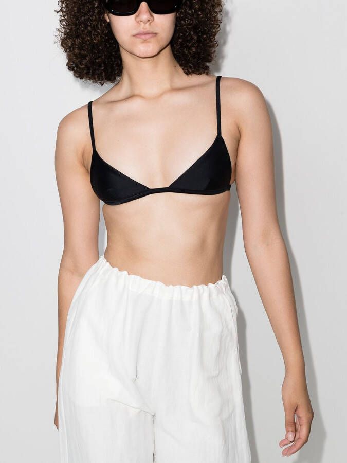 Matteau Petite triangel bikinitop Zwart