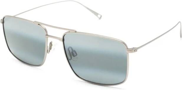 Maui Jim Aeko zonnebril met piloten montuur Grijs