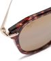 Maui Jim Alika zonnebril met schildpadschild design Bruin - Thumbnail 3