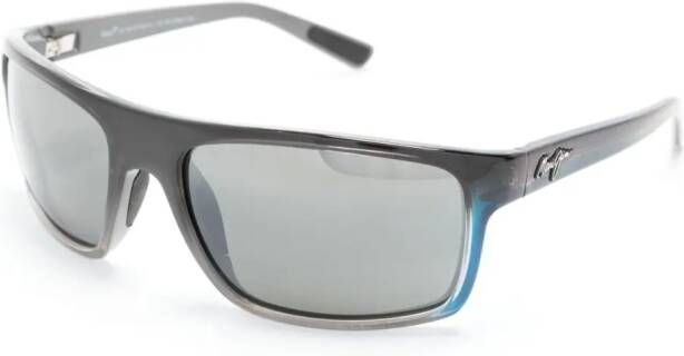 Maui Jim Byron Bay zonnebril met rechthoekig montuur Grijs