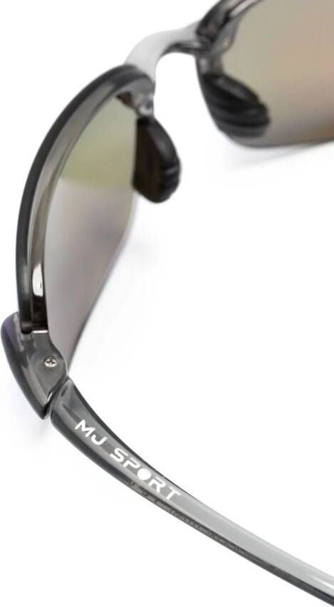 Maui Jim Hookipa zonnebril met rechthoekig montuur Grijs