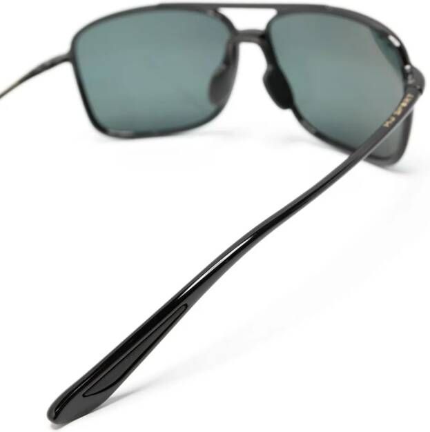 Maui Jim Kaupo Gap zonnebril met spiegelende glazen Zwart