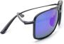 Maui Jim Kaupo Gap zonnebril met vierkant montuur Blauw - Thumbnail 3