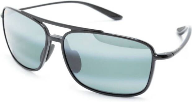 Maui Jim Zonnebril met vierkant montuur Zwart