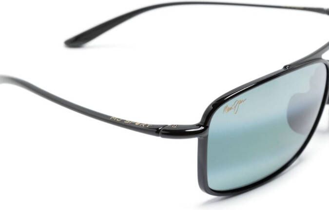 Maui Jim Zonnebril met vierkant montuur Zwart
