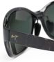 Maui Jim Zonnebril met rechthoekig montuur Zwart - Thumbnail 3